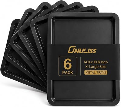 6-Piece Metal Tray Set for Miniature Storage Cases, 14.9 x 10.6 in