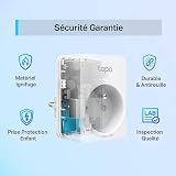 Tapo Prise Connectée WiFi, Prise Intelligente compatible avec Alexa et Google Home, 10A Type F, Contrôler le radiateur, la cafetière, la lampe à distance, aucun hub requis, Tapo P100(1-pack) - 7