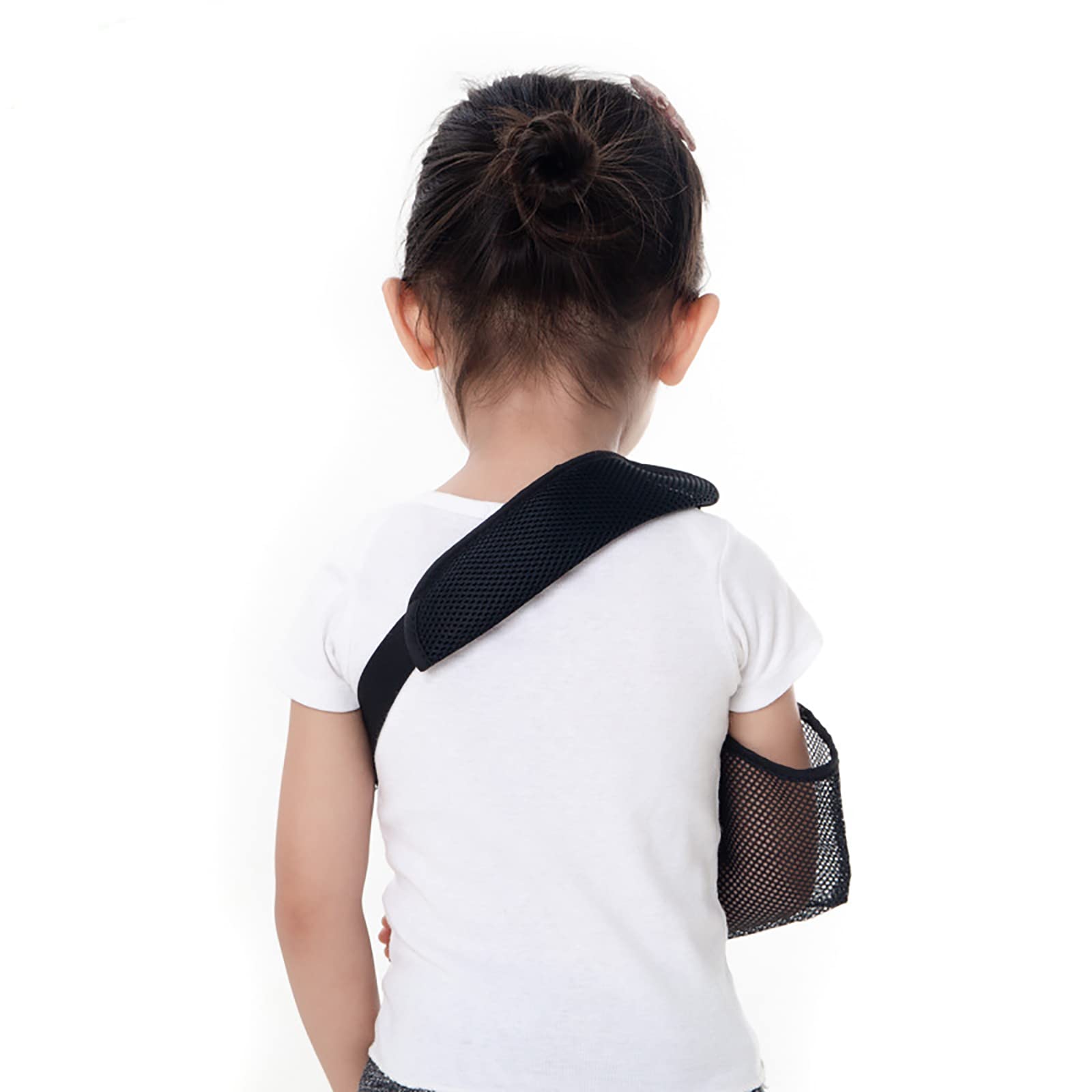 Cabestrillo para antebrazo para niños, cinturón de fijación Transpirable para Fractura de muñeca: Soporte para Brazo con dislocación del Brazo de la articulación del Codo,S