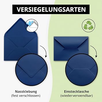 Neuser FarbenFroh 80 g / m ² B6 envelopes 175 x 125 mm wet sealing
