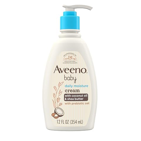 Aveeno Baby Daily Moisture Lotion Cream With Coconut Oil & Shea Butter - 354ml