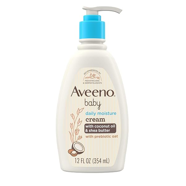 Aveeno Baby Daily Moisture Lotion Cream With Coconut Oil & Shea Butter - 354ml