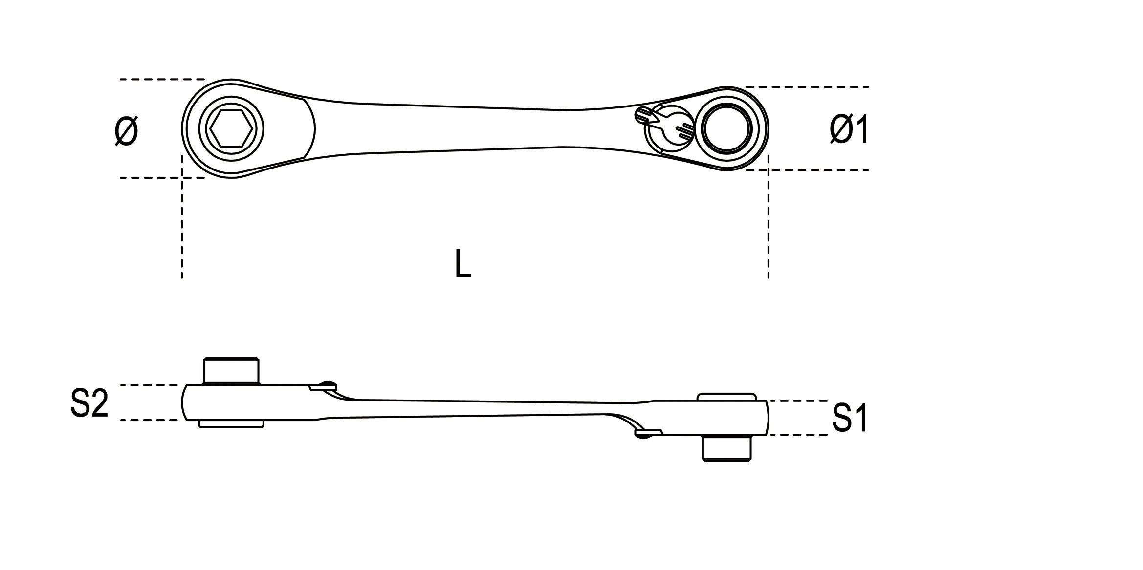 BETA - Chiave Portainserti a Cricchetto Reversibile 1/4" 5/16" Cromata, Cricchetto Professionale per Inserti con Testa Zigrinata e Angolo di Ripresa 5° per Officina e Manutenzione, 194 1/4X5/16
