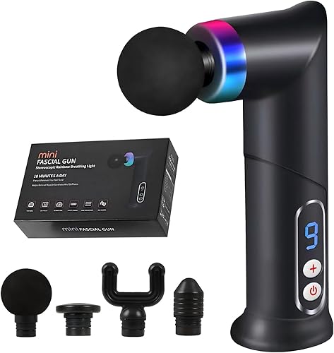 Pistola de masaje - Mini pistola de masaje para masaje portátil de tejido profundo - Pistolas de masaje silenciosas para relajación muscular,