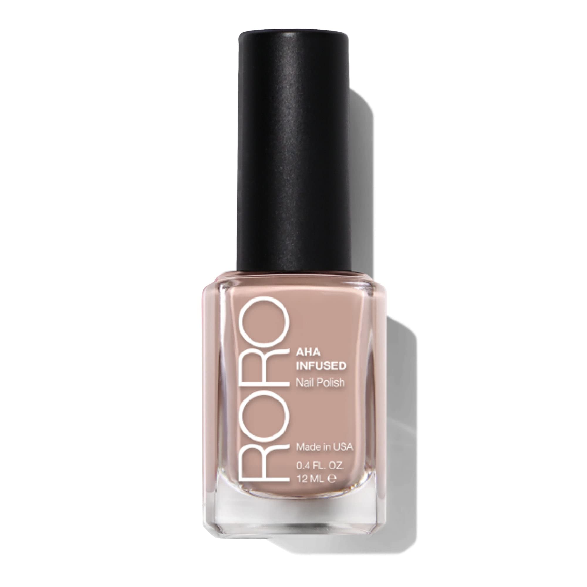 roro AHA Infused 21 Free Nail Polish - Chip-Resistant High-Impact Nail Color Lacquer Made in the USA Vegan