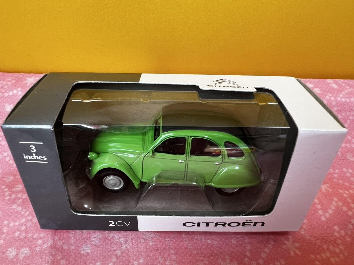 Amazon.co.jp: CITROEN シトロエン 2CV ミニカー 黄緑 ノレブ社製 1/64