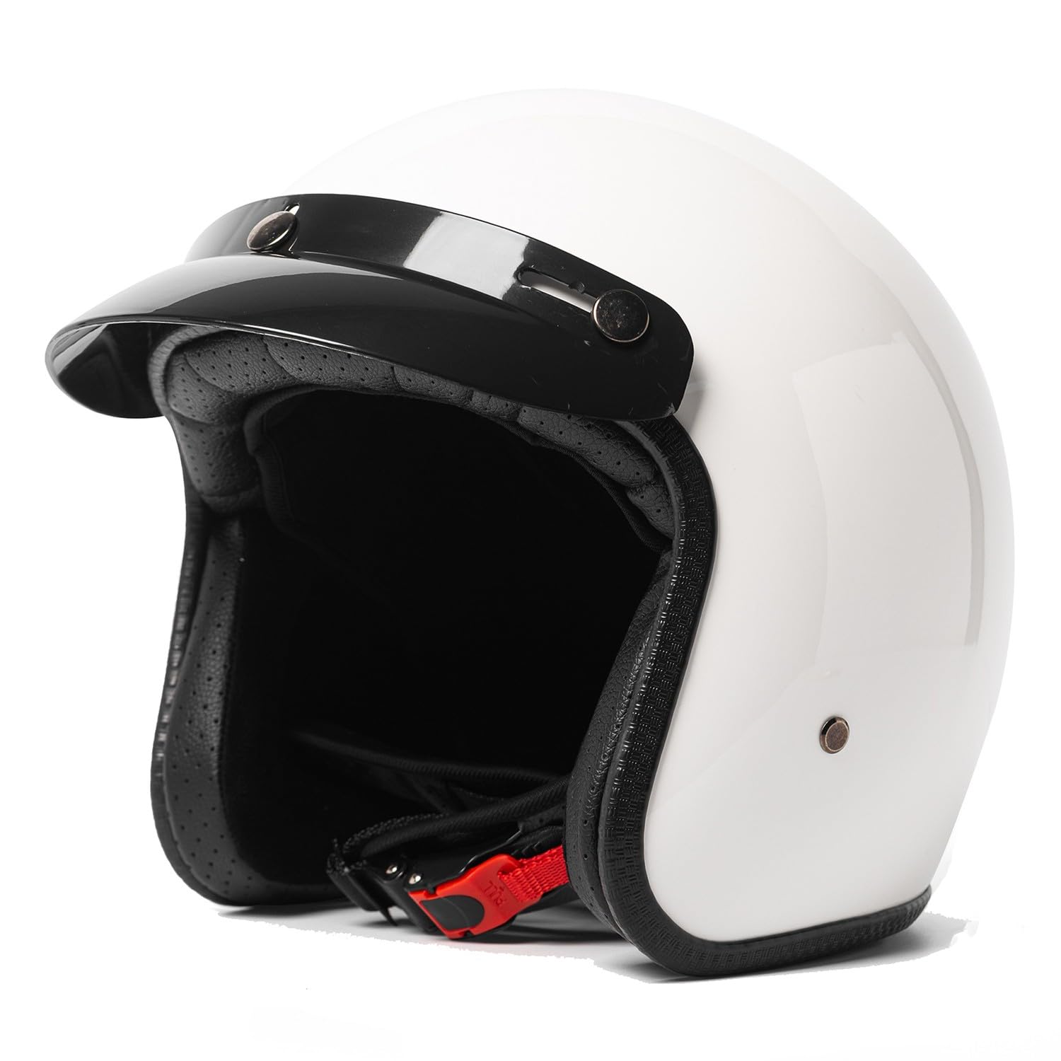 Demi Casque De Moto Vintage Casques Jet Ouvert Cyclomoteur ECEDOT Homologué Demi Casque De Scooter Casques Bols Robuste Et Durable pour Adultes Protection Multicouche