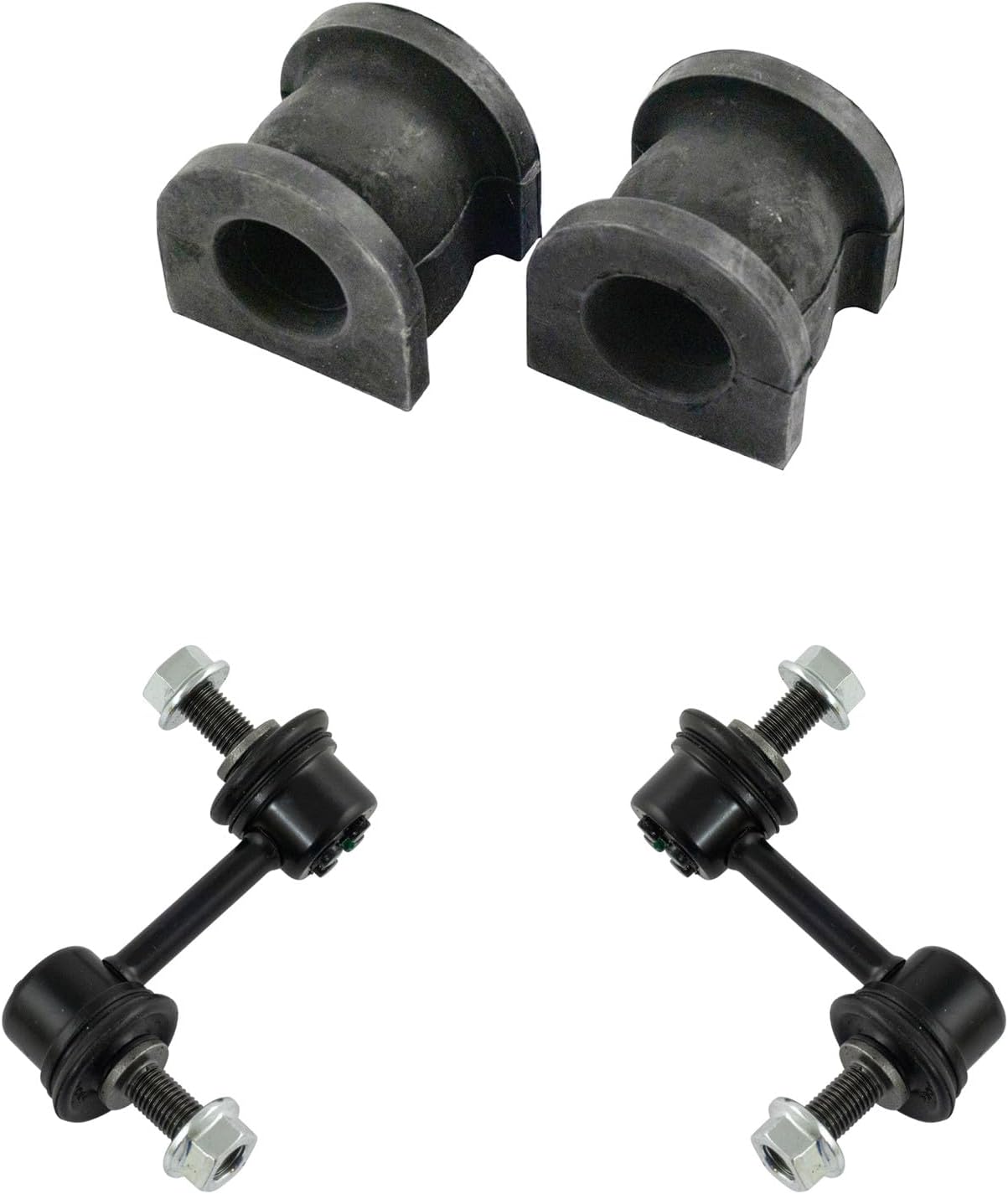 TRQ Front Suspension Kit Sway Bar Bushing Set Sway Bar Stabilizer Link Compatible with 2004-2006 Acura TL 2003-2007 Honda Accord