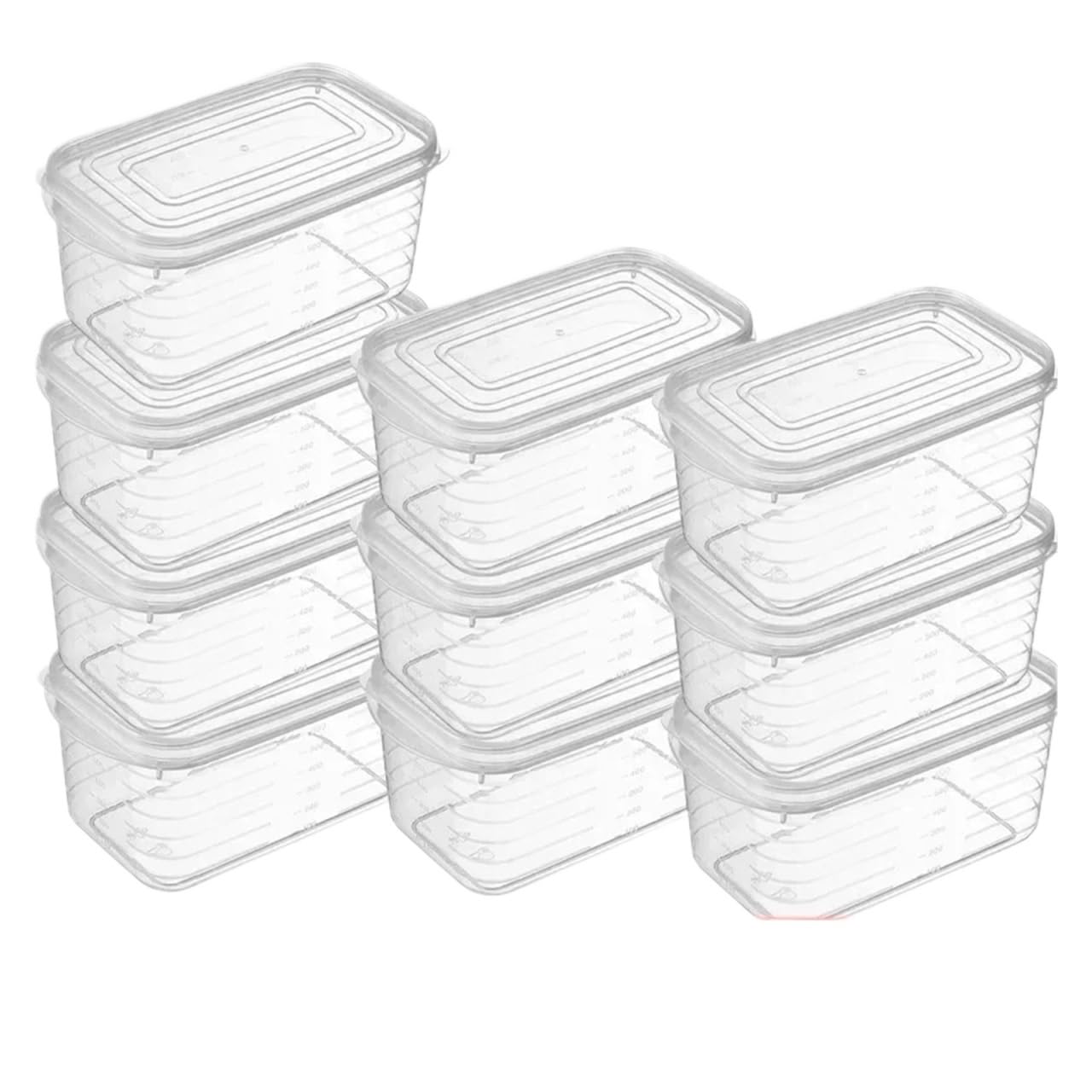 Contenitore for frutta e verdura for la conservazione degli alimenti | Confezione opzionale da 1 o 10 pezzi for la conservazione degli alimenti domestici(700ml (10 pcs))