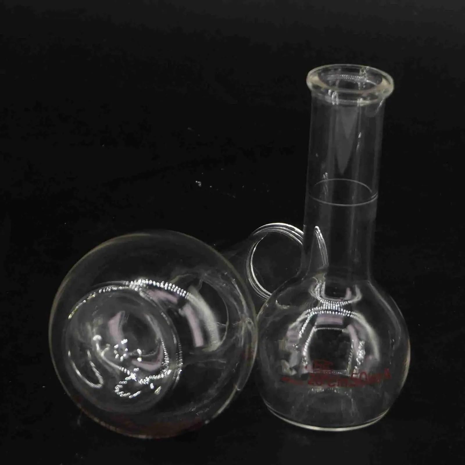 Matraz de vidrio de alto contenido en borosilicato Matraz aforado de vidrio borosilicato 50 100 ml Análisis de acero resistente al calor calibrado(50ml)