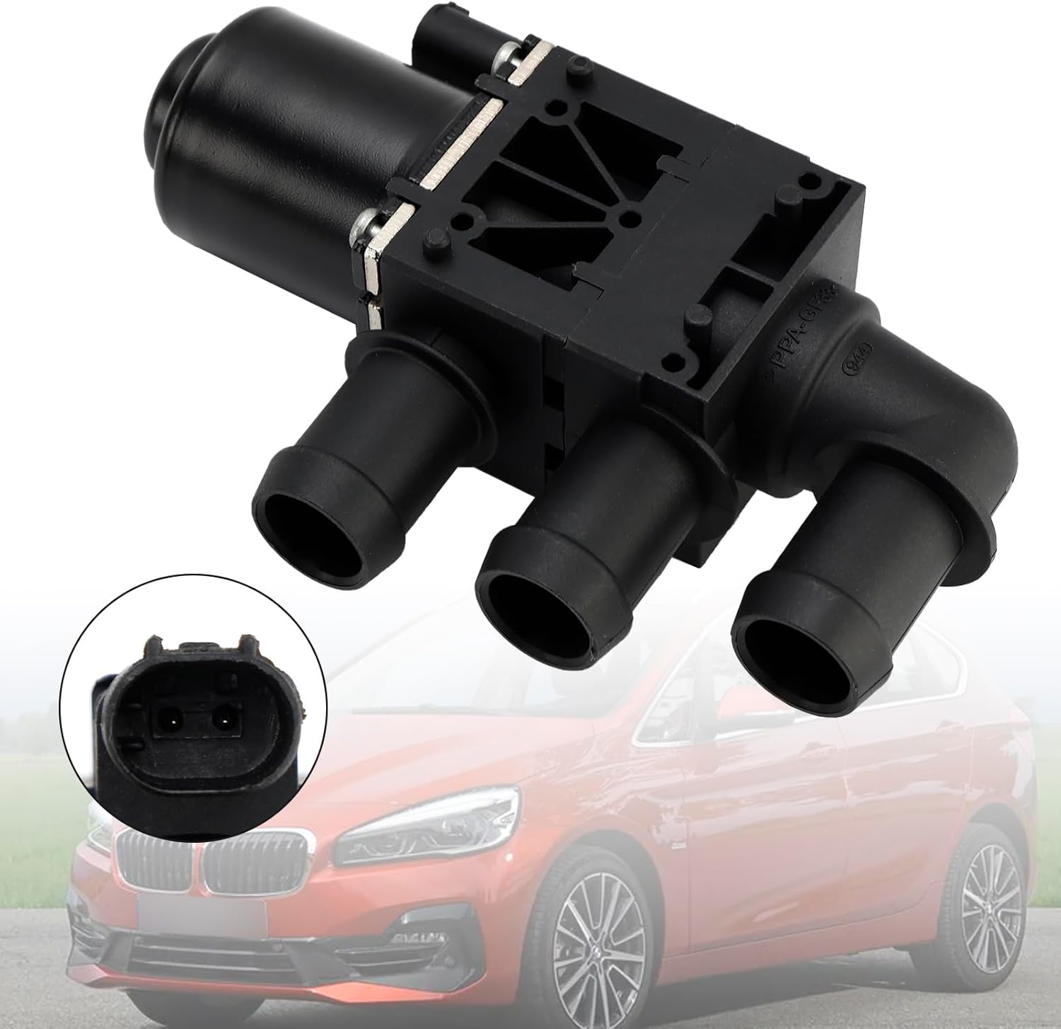 Areyourshop Heater Control Valve 64129153079 for BMW 2, 3, 5, 6, 7, 8 Series F45, F30, F80, F10, G30, G31, G14, G16, X3, X4, X5, X6, X7, for Mini Countryman 2007-2024 Select Models