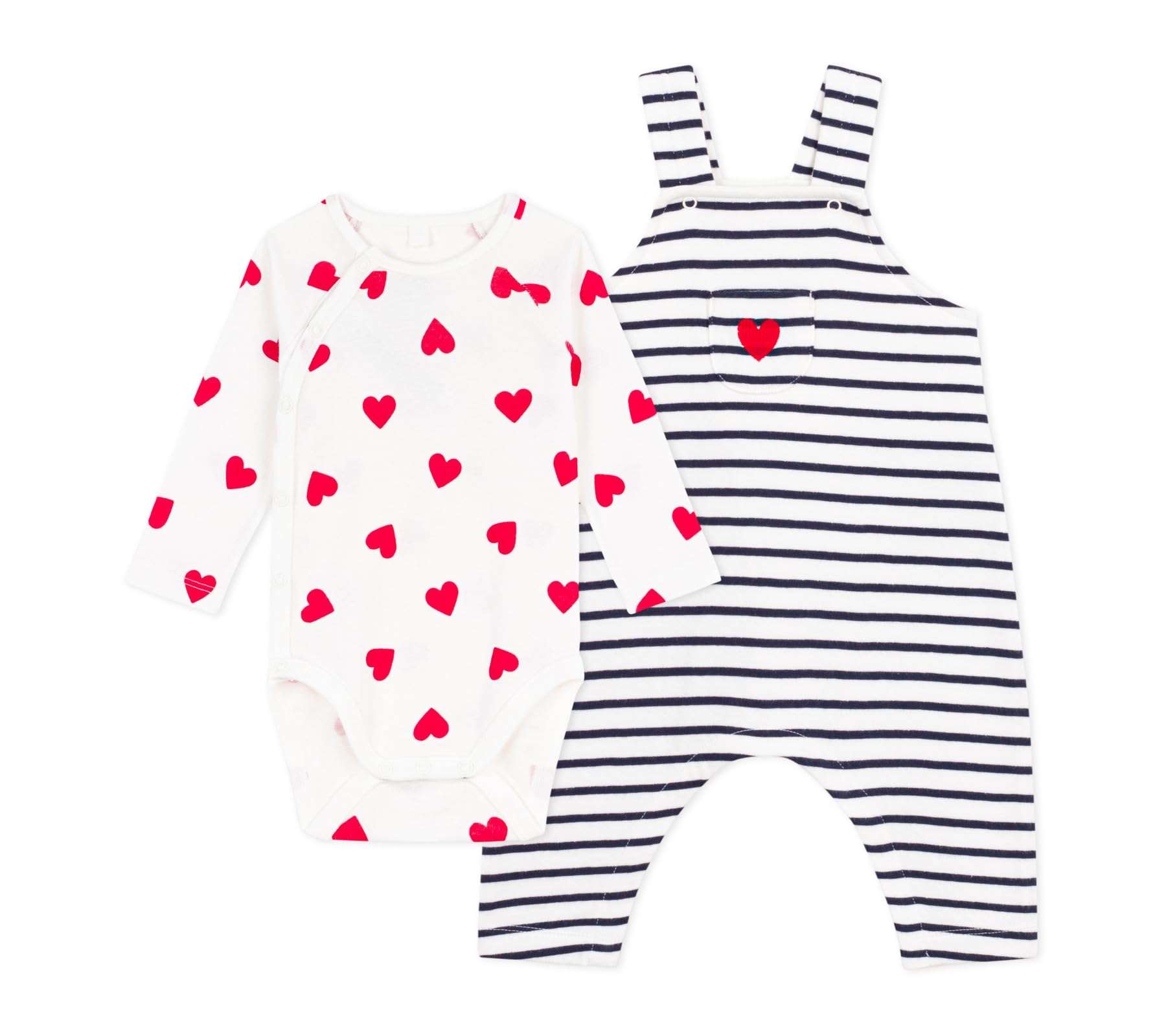 Petit Bateau Abbigliamento Giorno Misto Bambino, MARSHMALLOW/SMOKING, 0 mesi