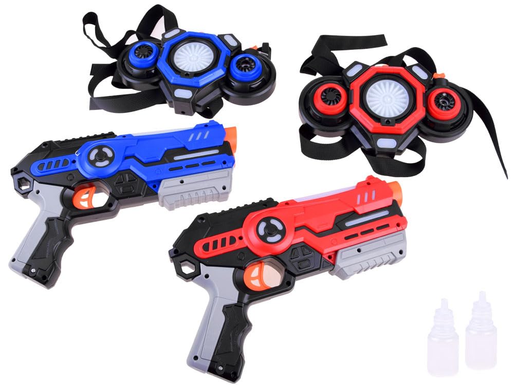 PAINTBALL LASEROWY NA PODCZERWIEŃ Z KAMIZELKAMI Z FUNKCJĄ DYMU