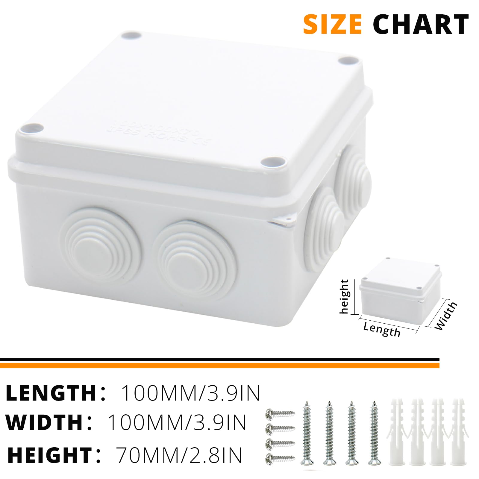 Waterproof Junction Box - IP65 Outdoor Electrical Box -2