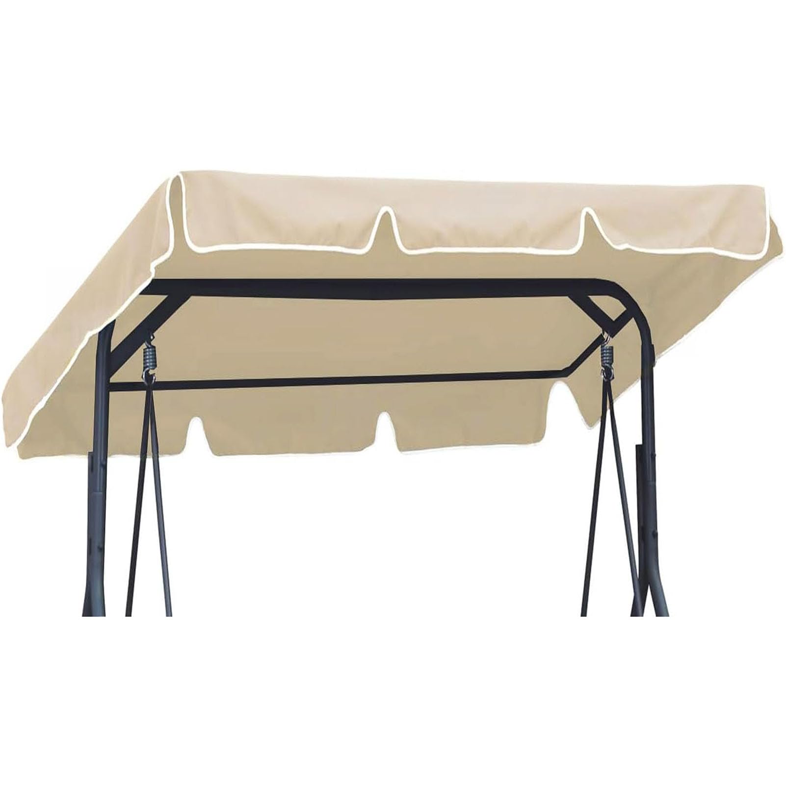 Copertura Dondolo Posti Impermeabile,Tettuccio per Altalena da Giardino,Telo Ricambio,Copertura Dondolo 3 Post,Impermeabile,Tettuccio per Altalena da Giardino,Tetto UV 50,01,249 * 185 * 18cm