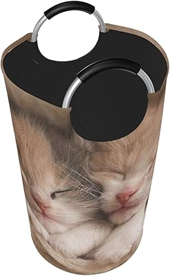 Amazon Wotaka ランドリーバスケット 2つの白とオレンジ色のぶち猫子猫子猫猫眠るかわいい ランドリーバッグ 洗濯かご おりたたみ 洗濯カゴ おしゃれ 収納ボックス おもちゃ収納 ランドリー収納 オンライン通販