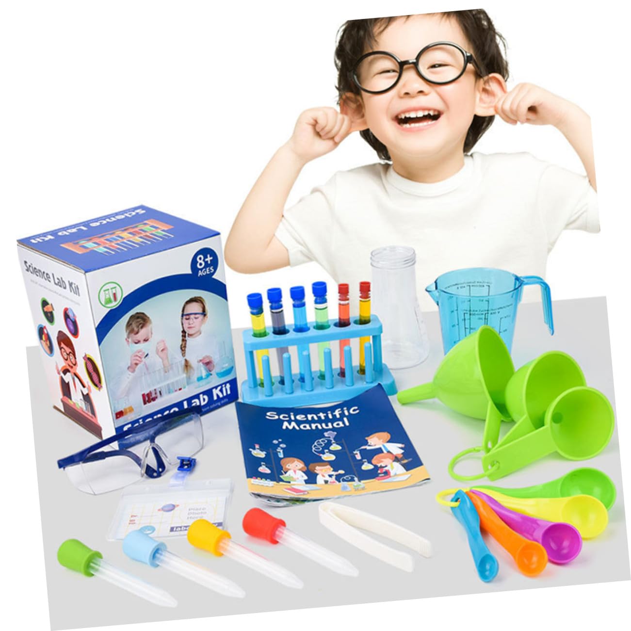 Kit de Ciencia para Niños, Juego de Química de Plástico