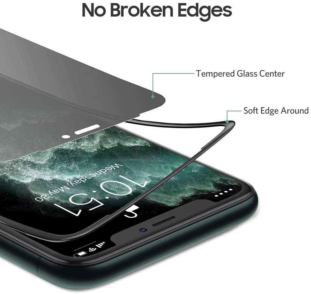 Pellicola protettiva in vetro temperato privacy per iPhone SE (2020) / 8 / 7 / 6S 9H