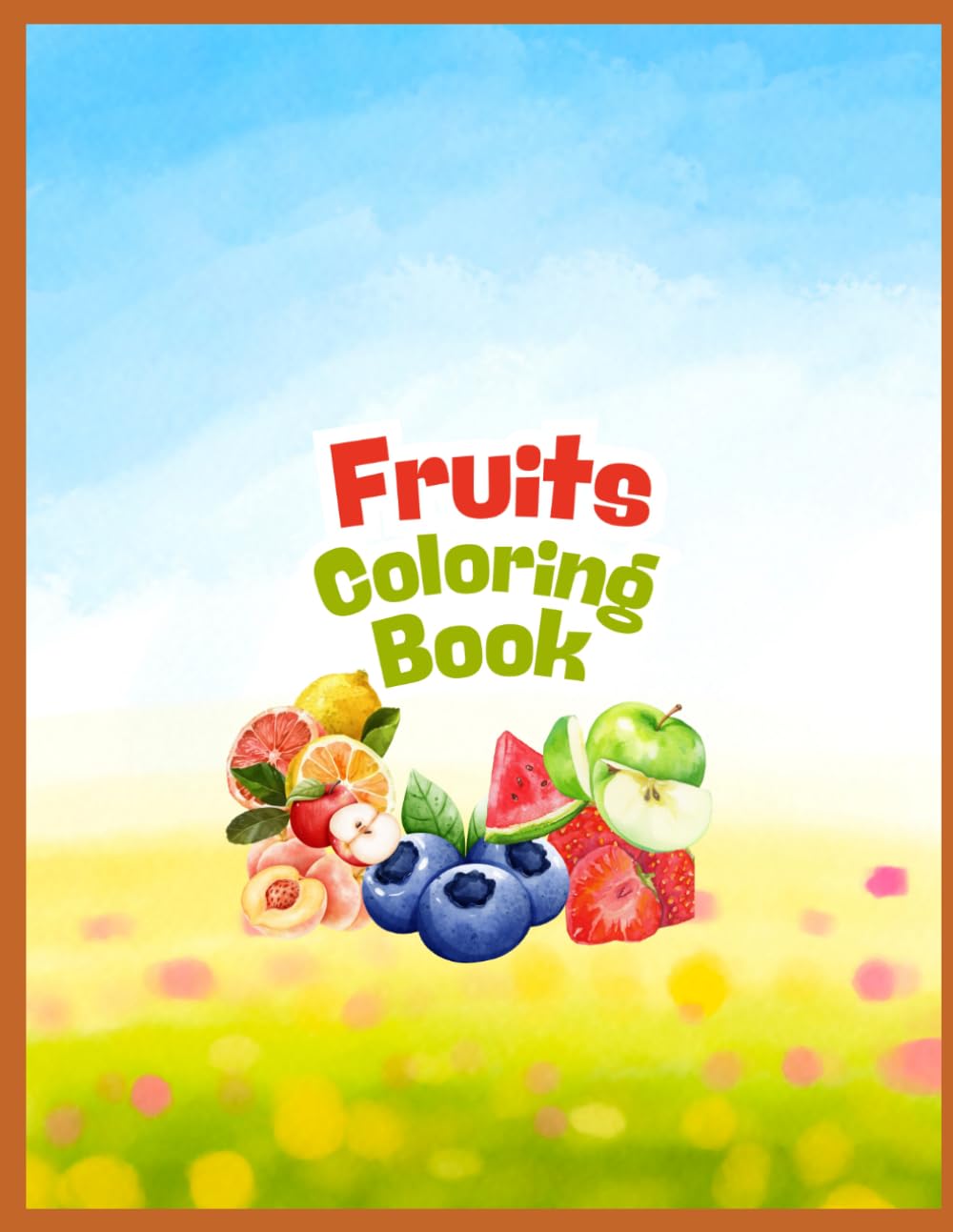 Little Hands Fruit Coloring Book