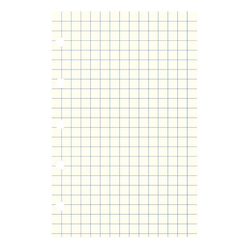 Filofax Notebooks Pocket Quad Journal Refill, Movable, 5 1/2 x 3 1/2 inches, 32 Cream Sheets Fits Filofax Refillable Pocket (B122905U) — image 1