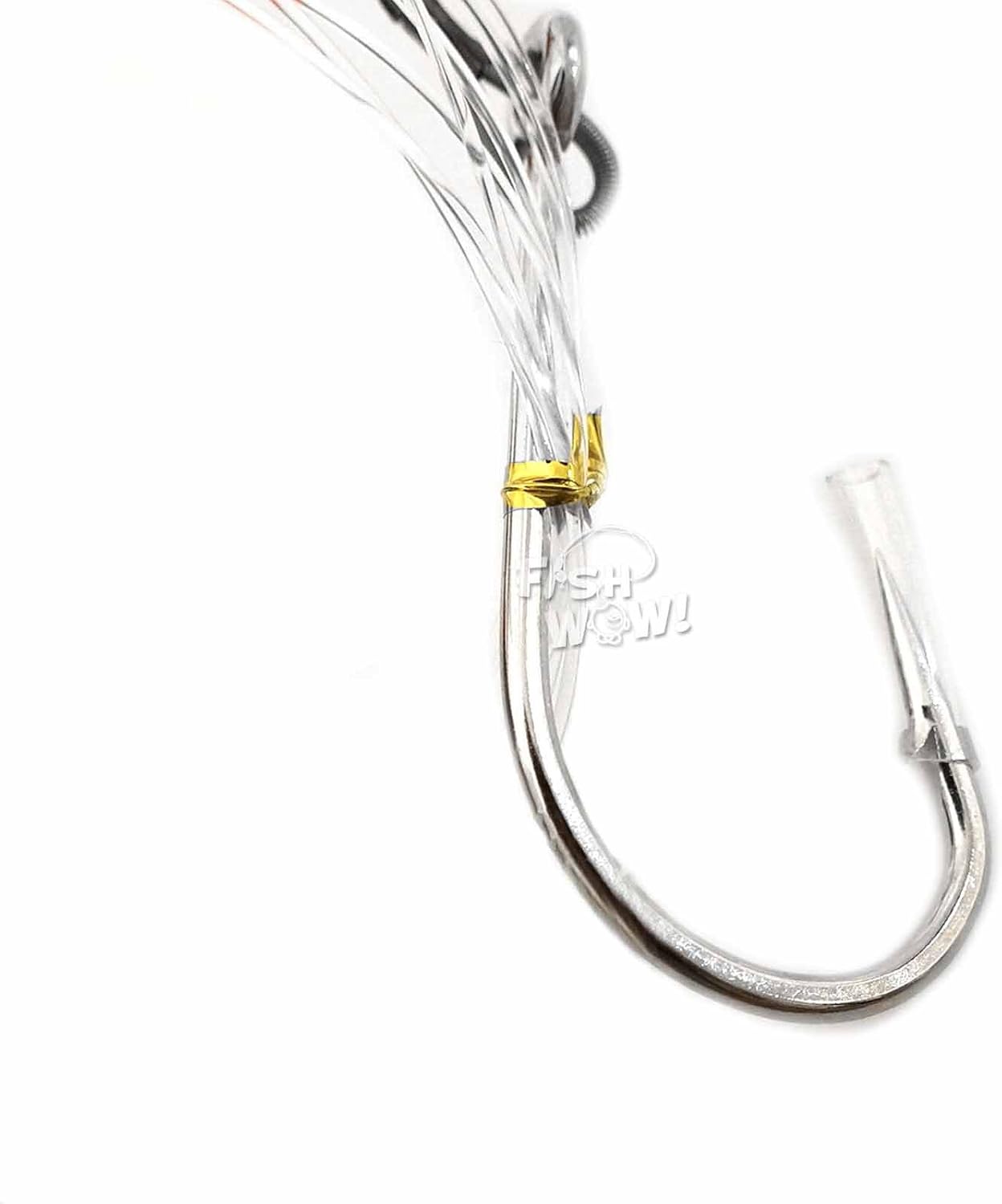 Daisy Bird Chain Squid Lure Rig Teaser Fish WOW!® Fishing Trolling - Purple Black