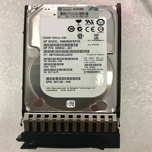Per G7 2.5 12 Per Interno Per Server Per 508009-001 507610-B21 7200 RPM hdd 64 MB 500 GB sas