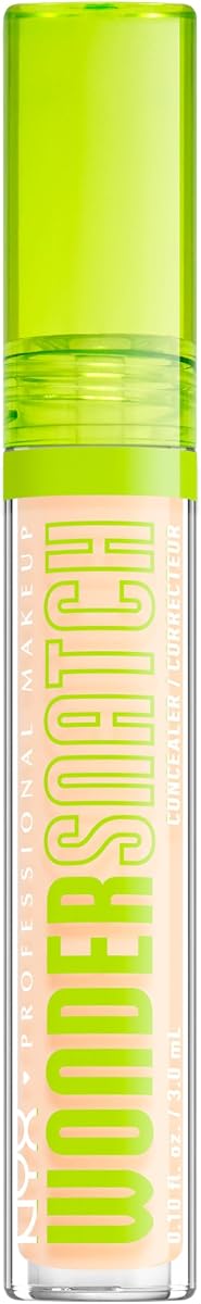 NYX PROFESSIONAL MAKEUP Corrector Wonder Snatch, corrector de maquillaje que ilumina, levanta y arrebata cobertura completa con uso las 24 horas, vegano y libre de crueldad - Pálido