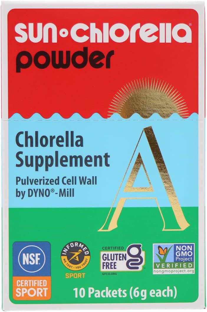 Powder Green Algae Superfood Supplement Supports Whole Body Wellness Immune Defense, Gut Health & Natural Energy Boost - Chlorophyll, B12, Protein - Non-GMO - 10 Servings