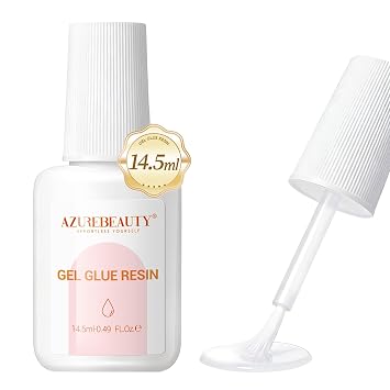 AzureBeauty Nail Repair Glue for Broken Cracked Split Weak Nails, Quick Dry No UV Needed, Easy Application, Durable & Long-Lasting Fast Glue False Nails, Press On Nails