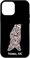Vista 28 de iPhone XR Nome Alaska Native American Indian Brown - Funda para iPhone XR
