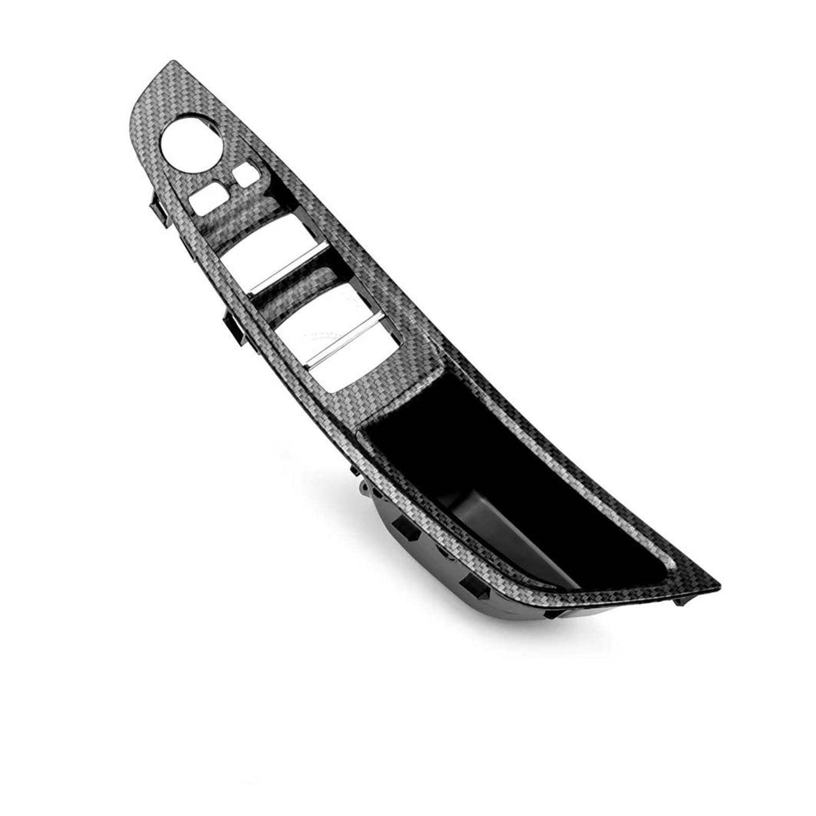 Trqiimpbh Carbonfiber Rhd Car Interior Door Handles Rhd For 5 Series For F10 For F11 For 520I For 523I For 525I For 528I For 530I 2010-2017 Car Right Interior Door Handle Cover(Carbonfiber Rhd)