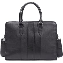 work bag Leather Laptop Bag For Men 14 Inch Briefcase Waterproof Computer Handbags Shoulder Crossbody