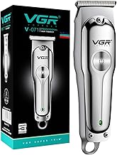 VGR V-071 Professional Beard Trimmer For Men, 2X Fast Charging, USB Type C, 120 Min Runtime, Hair Trimmer, Shaving Machine, Cordless Beard, 3 length Settings, 1 Yr Warranty (Silver)