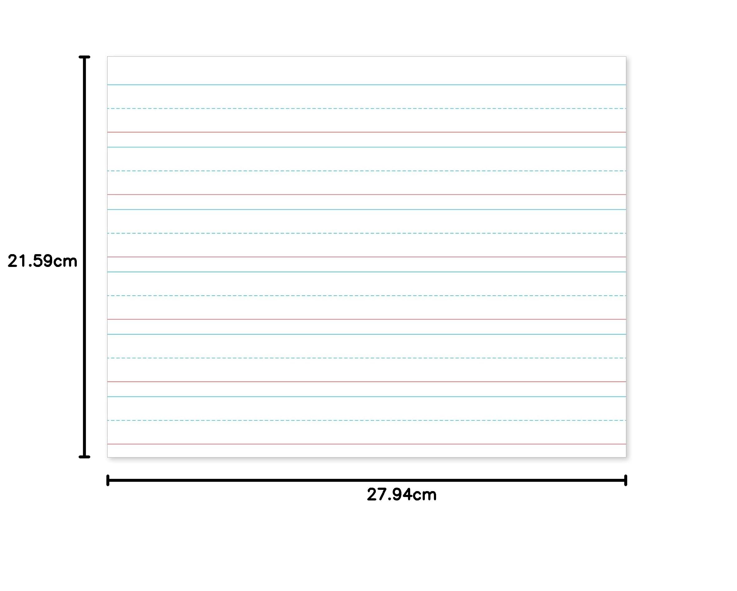 IScholar Multi-Method Primary Tablet First Grade - 1 Inch Ruling, 40 Sheets, 11x8.5 Inches, White Bond Paper