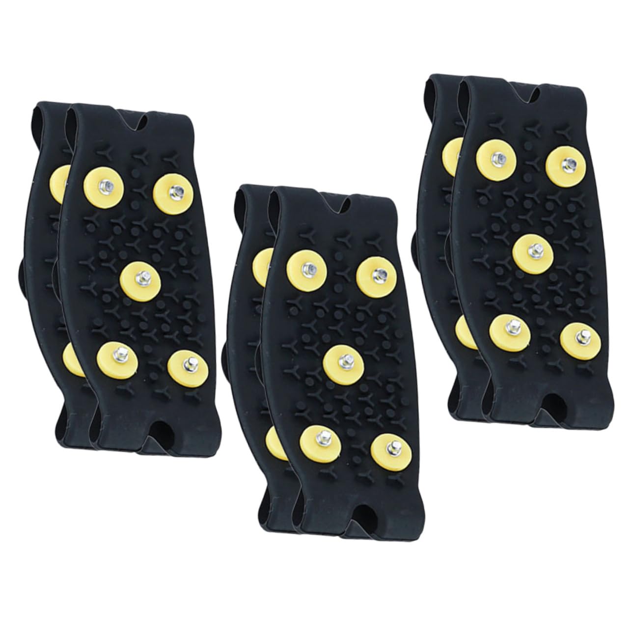 3 Pairs Children' -Tooth Crampons Shoes Traction Non-Skid Climbing Crampon Gripper Spikes for Shoes Non Slip Shoe Grippers Shoe Spikes for Snow and TPE
