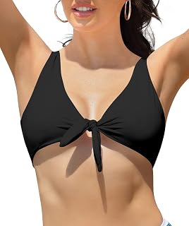 SHEKINI Women's Bikini Bottom Tie Swimsuit Bottom Cutout High Waisted Bathing Suit Bottom