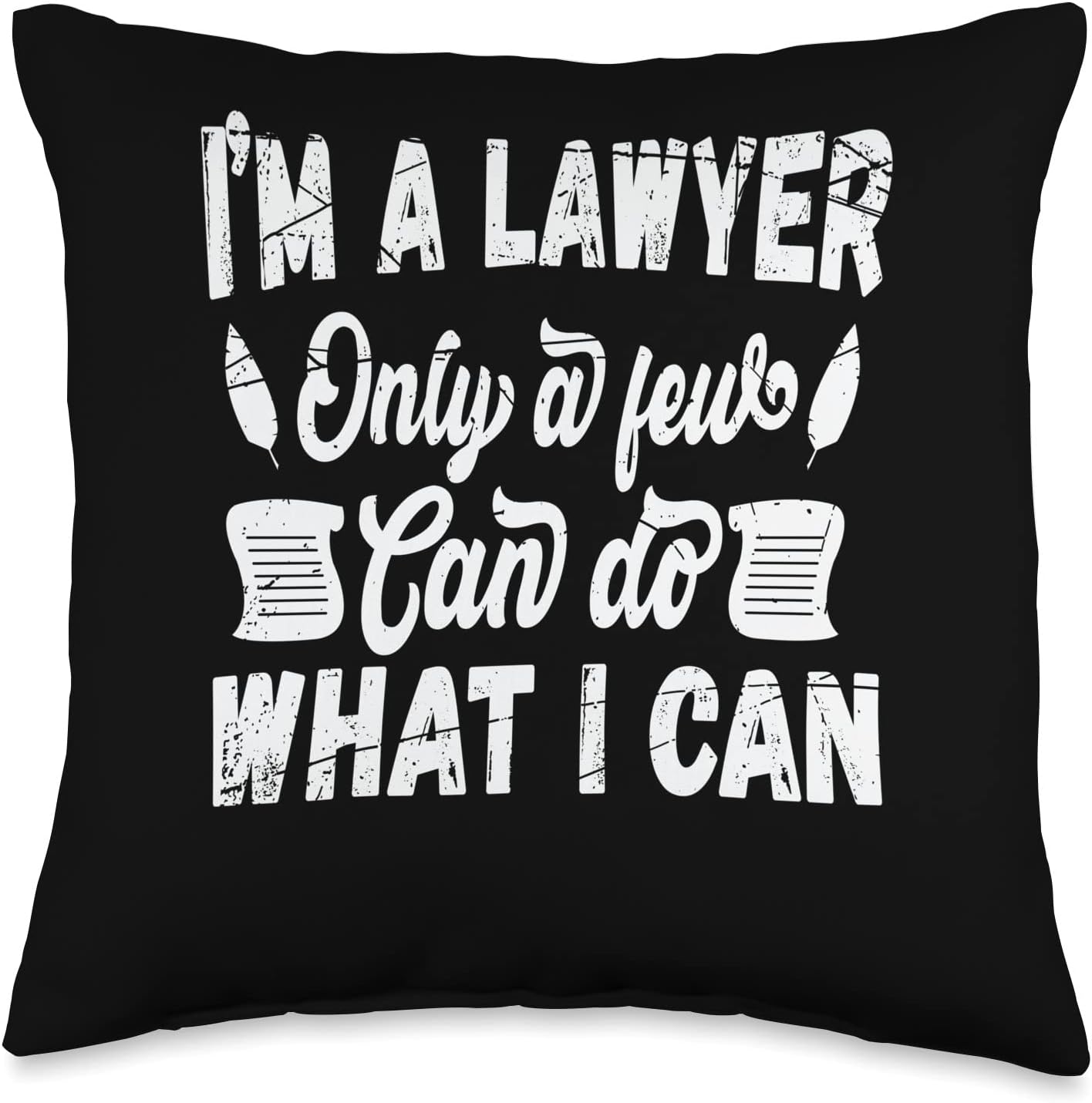 Women Lawyer Gifts for Men I'm a laweyer can Throw Pillow