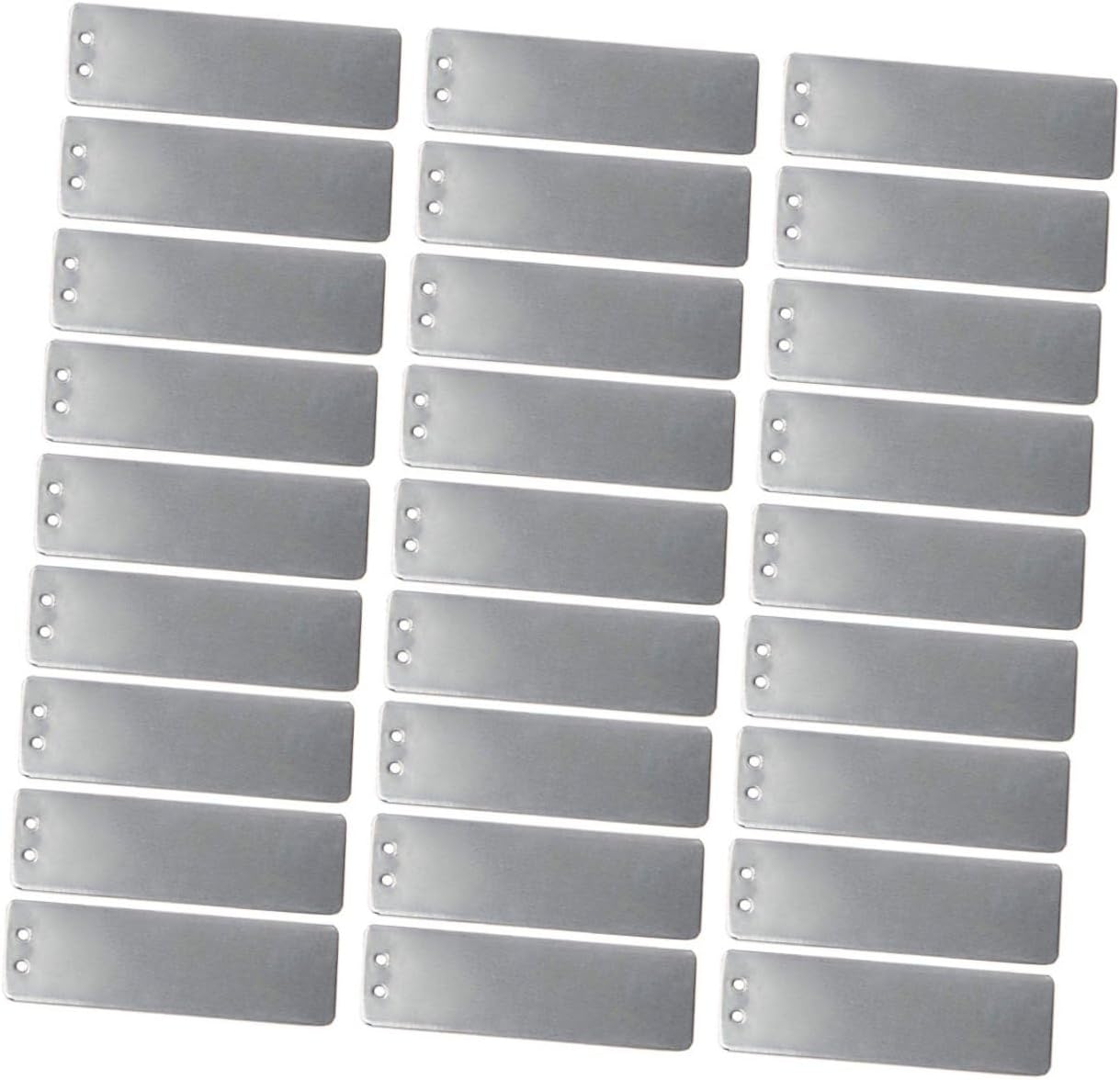 TEHAUX 100pcs Metal Plant Labels Garden Plant Name Tags Tall Distinguish Labels for Outdoor Herb and Flower Identification