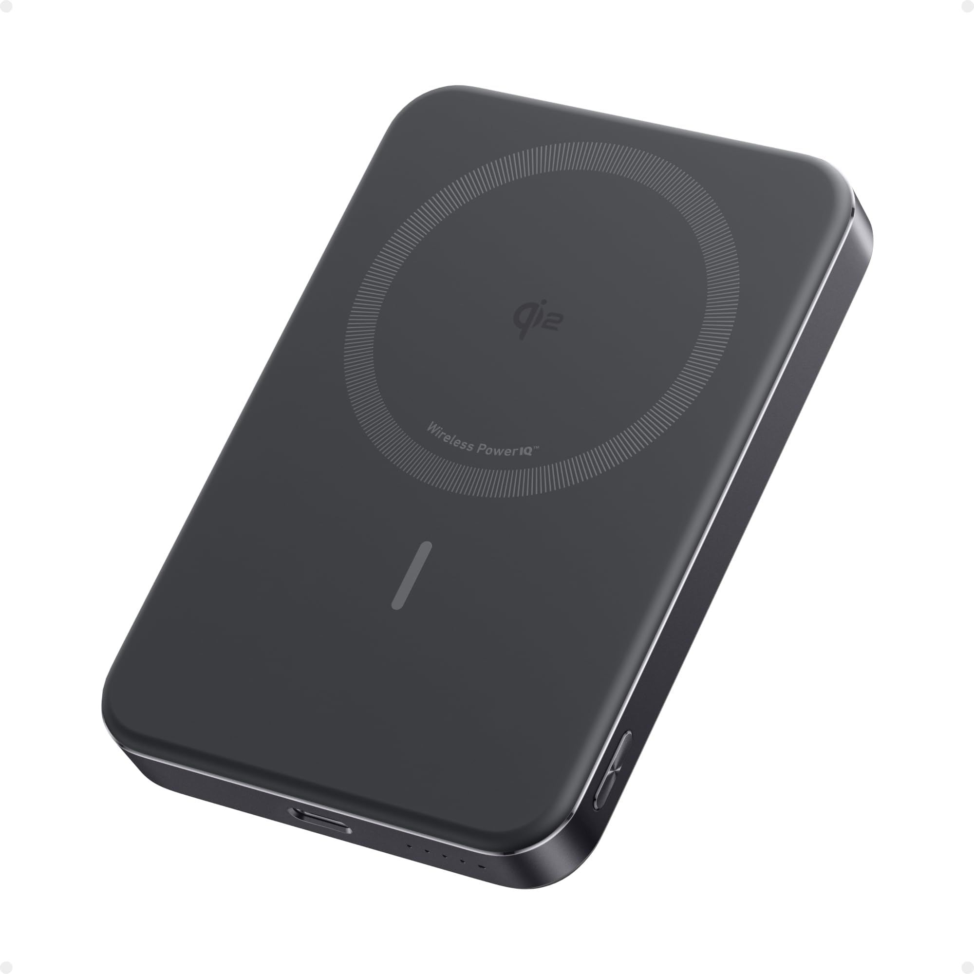 Anker MagGo Power Bank, Ultra-Slim 10,000mAh Magnetic Portable Charger, Qi2 Certified 15W Ultra-Fast MagSafe-Compatible Battery Pack, PD 30W, Ergonomic Design, For iPhone 17/16/15/14 Series Only