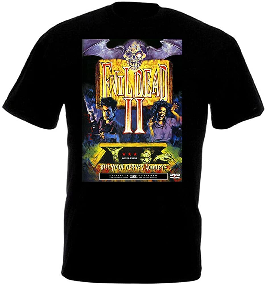 WANGLU Evil Dead v3 Bruce Campbell T-Shirt Movie Sam Raimi All