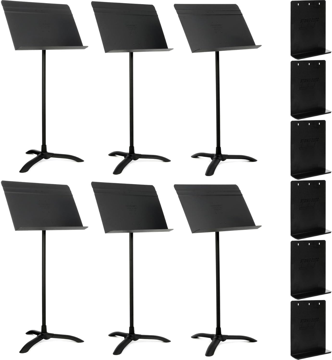 Manhasset Model 48 Black Symphony Music Stand 6pack with