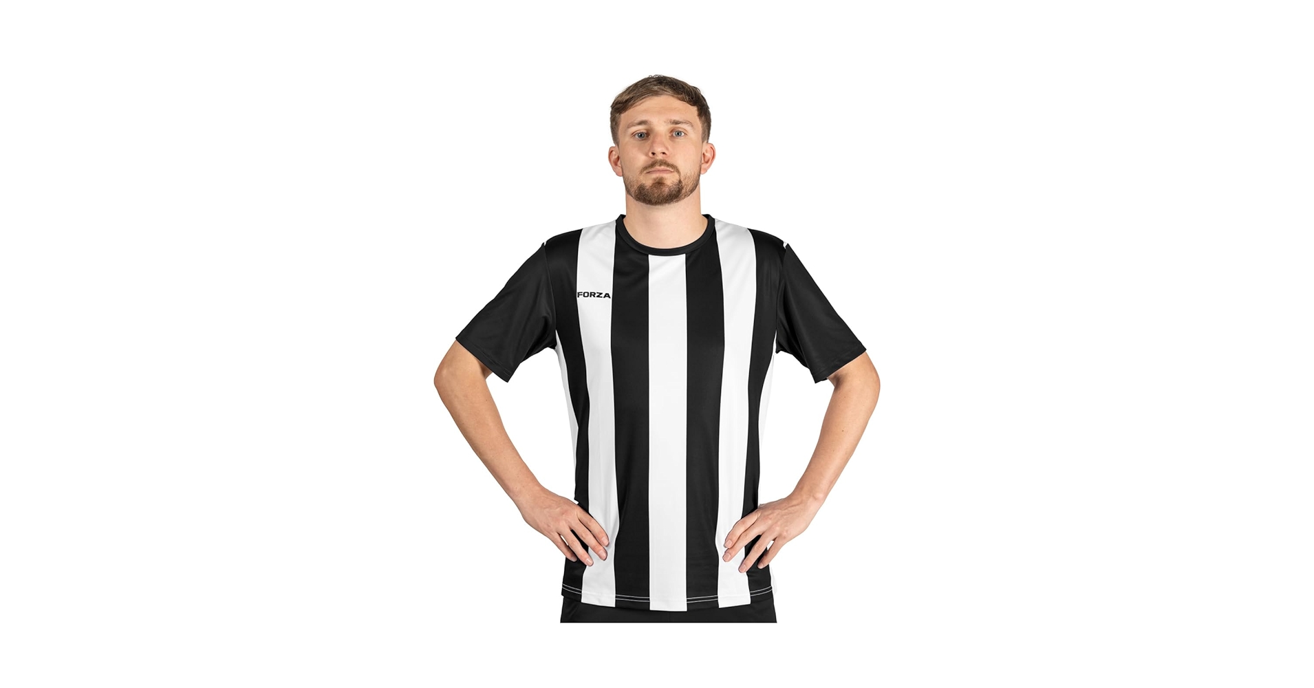 Amazon.com: FORZA Men's Striped Jersey Shirt – Premium Short