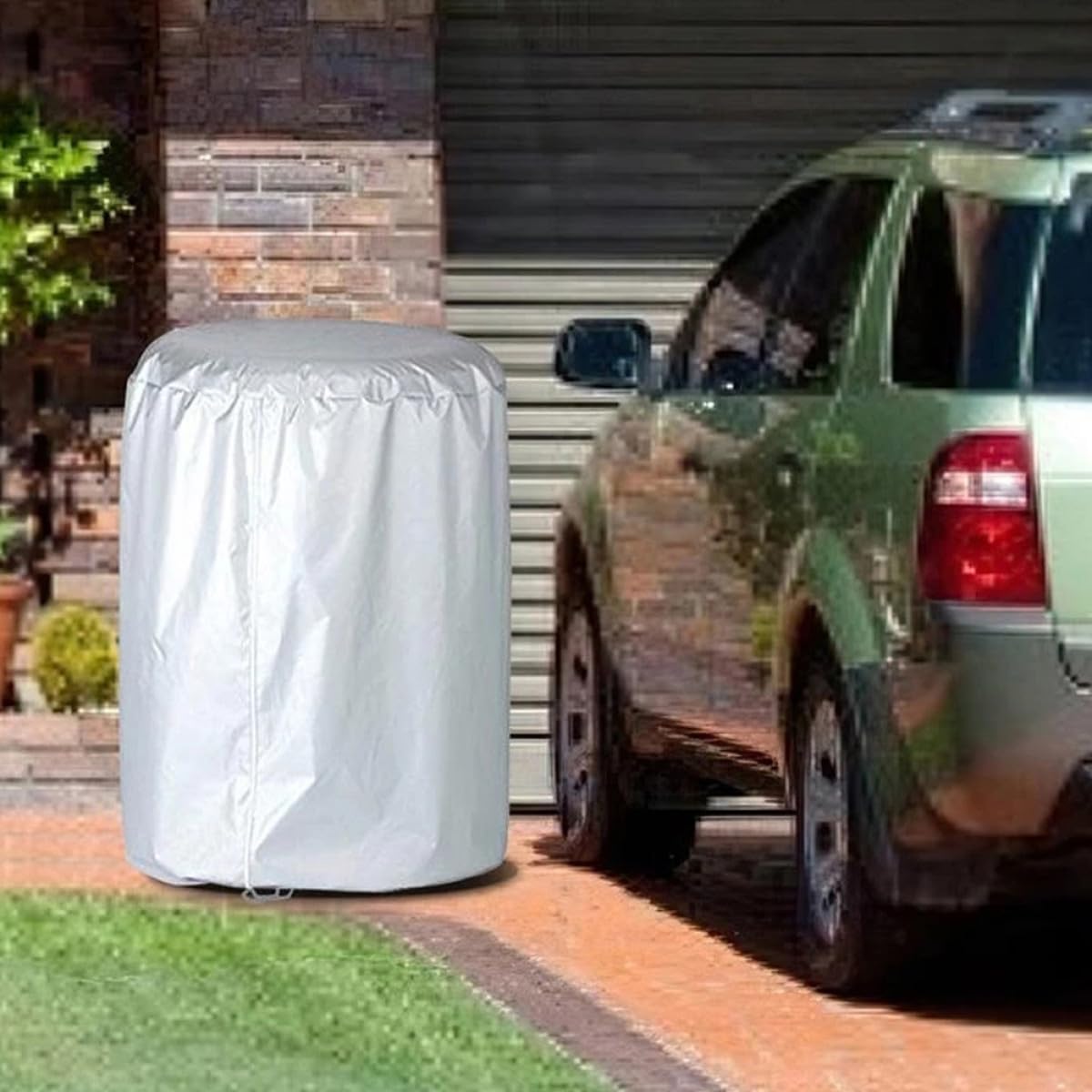 VALICLUD 2pezzi Copertura per Pneumatici di Scorta per Rimorchio Camper Auto Protezione Anti-uv Resistente Intemperie Robusto Adatto per Suv Veicoli Fuoristrada Rv e Rimorchi