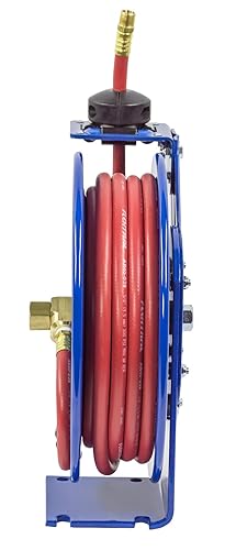 Miniatura 40 de Coxreels P-LP-110 Bobina para manguera con resorte: 1/4" I.D., 10 ' Capacidad de la manguera, con manguera, 300 PSI, 1