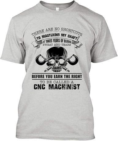EZARO CNC Machinist Job Mens Shirt 