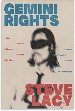 Steve Lacy Posters & Prints on Canvas Wall Art Poster for Room Decor Unframe12x18inch30x45cm