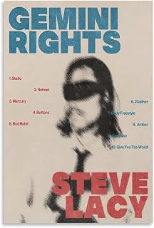 Steve Lacy Posters & Prints on Canvas Wall Art Poster for Room Decor Unframe:12x18inch(30x45cm)