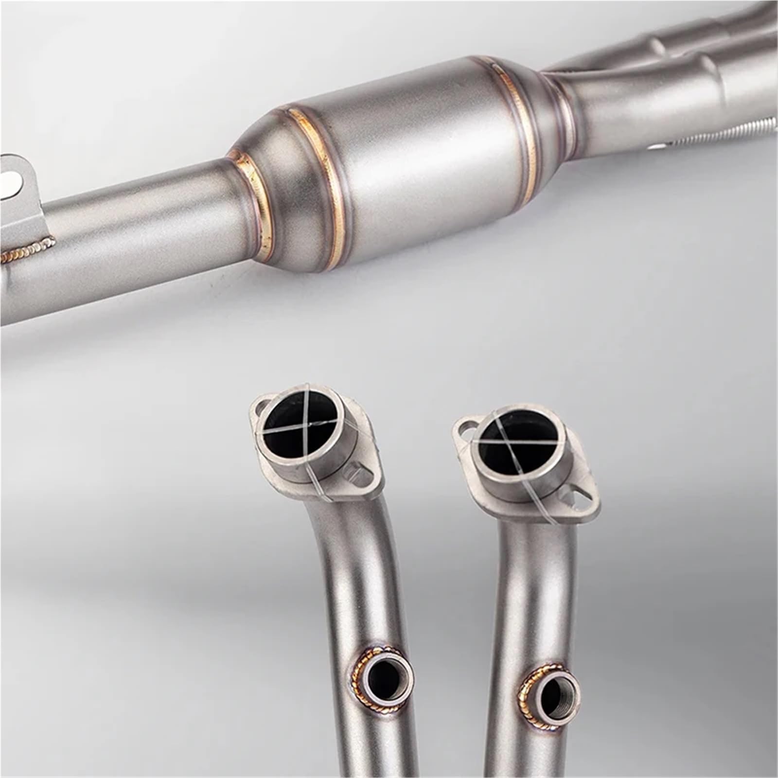 Pasuje Do Cfmoto 450SR 450 SR Motocyklowe Układy Wydechowe Ze Stali Nierdzewnej Zmodyfikuj Tłumik 51mm Łącznik Przedni rura wydechowa