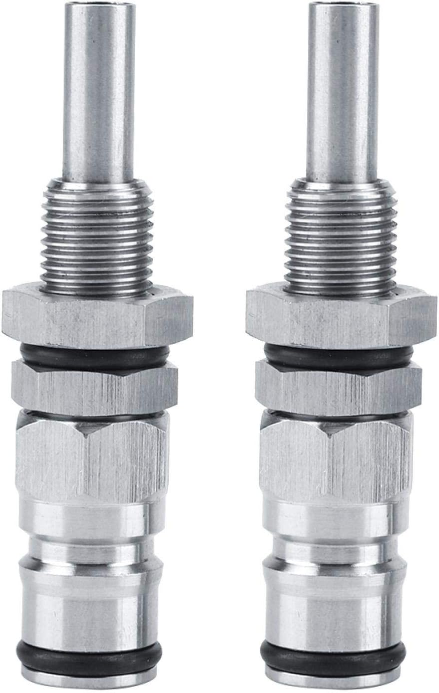 2pcs/ Set Stainless Steel Sturdy Keg Beer Ball Lock Post Connector Beer Brewing Connector Kit for Home Brewing
