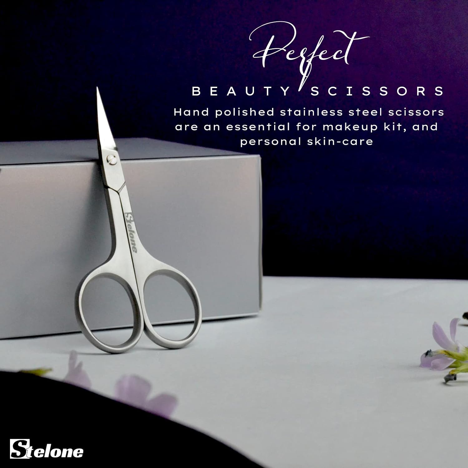 These scissors are multi-purpose, making them perfect for use in your beauty routine. The little manicure scissors make it easy for you to trim your cuticles and nails, while the brow scissors are perfect for grooming your eyebrows. The cosmetic scissors are also ideal for trimming facial hair and for use on eyelash extensions.